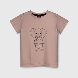 Детская футболка Слоненок
