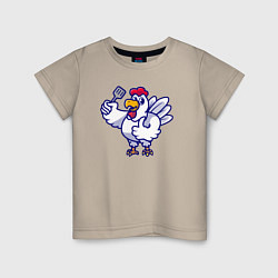 Детская футболка Курочка повар