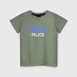Детская футболка Audi neon art