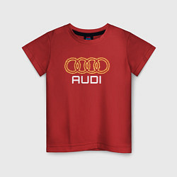Детская футболка Audi fire