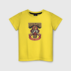 Детская футболка Спасатель пожарный