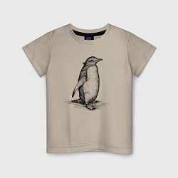 Детская футболка Императорский пингвиненок