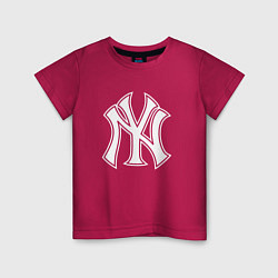 Детская футболка New York yankees - baseball logo