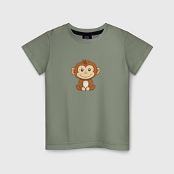 Детская футболка Маленькая обезьяна