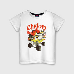 Детская футболка Чикен Ган погоня