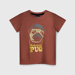 Детская футболка Notorious pug