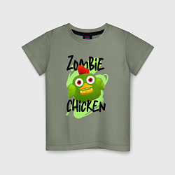 Детская футболка Чикен ган - зомби