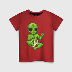 Детская футболка Ребёнок пришельца