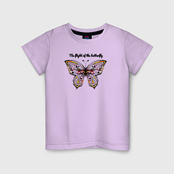 Детская футболка The flight of the butterfly