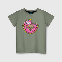 Детская футболка Homer donut