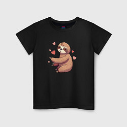 Детская футболка Мальчик ленивец