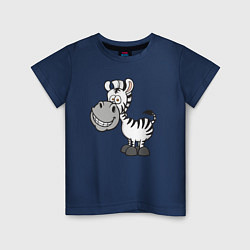 Детская футболка Весёлая зебра
