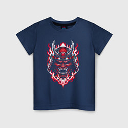 Детская футболка Samurai mask demon