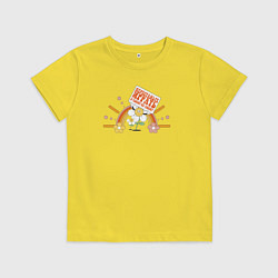 Детская футболка Ромашка любит-не-любит