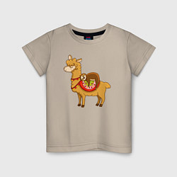 Детская футболка Лама и ленивец
