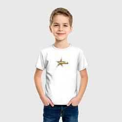 Футболка хлопковая детская New Jeans Danielle, цвет: белый — фото 2