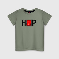 Детская футболка Hip Hop выключатель