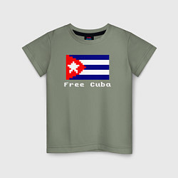 Детская футболка Free Cuba