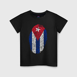 Детская футболка Куба отпечаток