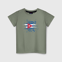 Детская футболка Куба клякса