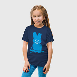 Футболка хлопковая детская Blue bunny, цвет: тёмно-синий — фото 2