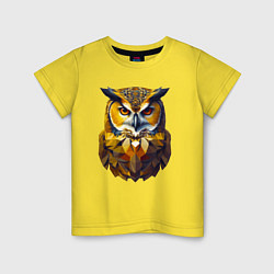 Детская футболка Золотая сова мудрости