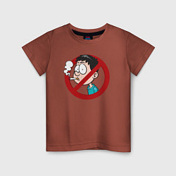 Детская футболка No smoking boy