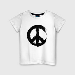 Детская футболка Знак мира пацифик крест