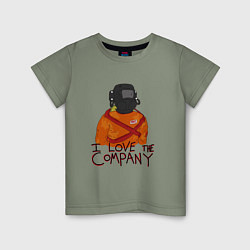 Детская футболка Lethal Company: I Love the Company