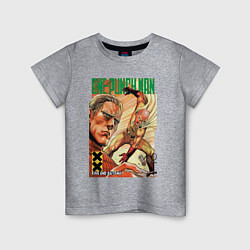 Детская футболка One-Punch Man: Сайтама и Кинг