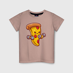 Детская футболка Пицца на спорте