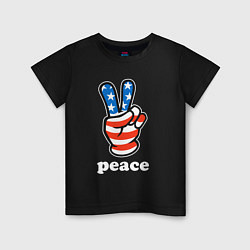 Детская футболка USA peace