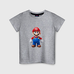 Детская футболка Супер марио - король грибного королевства