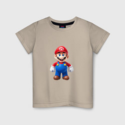 Детская футболка Супер марио - король грибного королевства