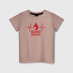 Детская футболка Донорство крови