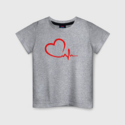 Детская футболка Пульс сердца