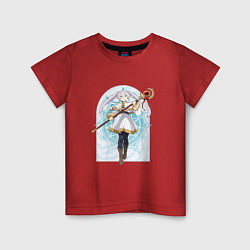 Детская футболка Фрирен с посохом
