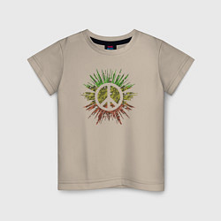 Детская футболка Peace splash