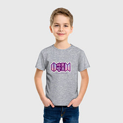 Футболка хлопковая детская BTS - Army forever Bangtan forever, цвет: меланж — фото 2