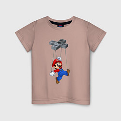 Детская футболка Марионетка Марио