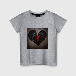 Детская футболка Треск в сердце