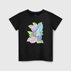 Детская футболка Маленькая птичка колибри