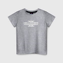 Детская футболка Helldivers 2 - white