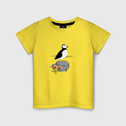 Детская футболка Маленькая птичка тупик