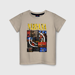 Детская футболка Nirvana heart box