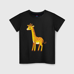 Детская футболка Добрый жираф
