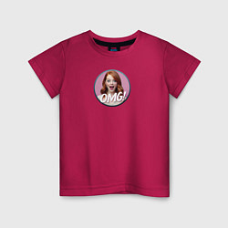 Детская футболка Эмма Стоун шок