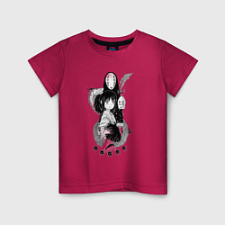 Детская футболка Унесённые призраками Хаку Тихиро