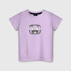 Детская футболка Honda logo auto grey