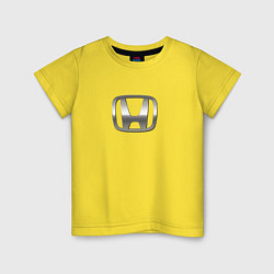 Детская футболка Honda logo auto grey